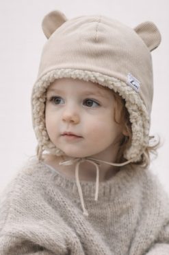 Detská zimná čiapka na viazanie