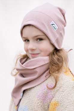 Detská čiapka reborvaný úplet