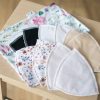 Nepremokavé vložky do podprsenky – opakovane použiteľné s praktickým vreckom na pranie