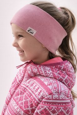 Detská hladká čelenka z rebrovaného úpletu