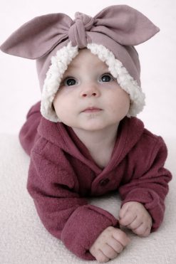 Detský zimný turban z úpletu Simiel