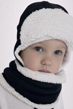 Detská zimná baranica na viazanie Simiel