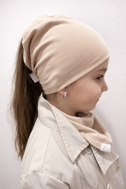 Detská čiapka na cop